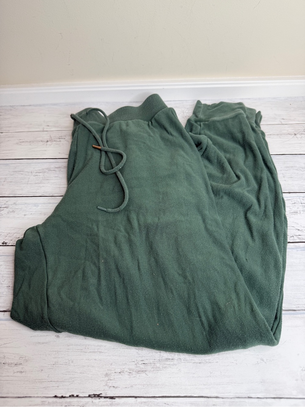 Eberjey Women's Olive Green Fleece Jogger Pants